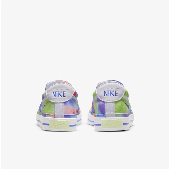 Nike Court Legacy Print Tie Dye Slip On Sneaker - Picture 8 of 15